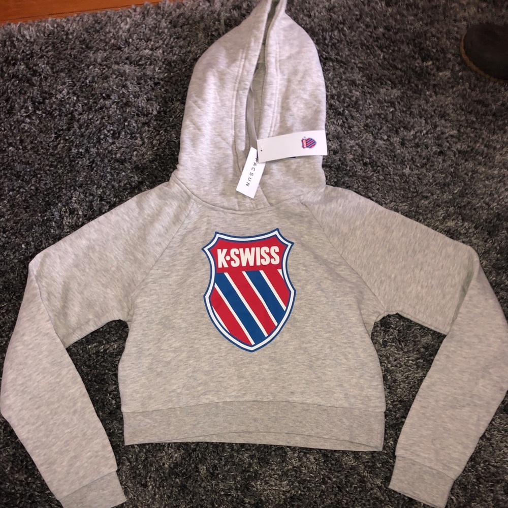 K Swiss cropped hoodie from pacsun